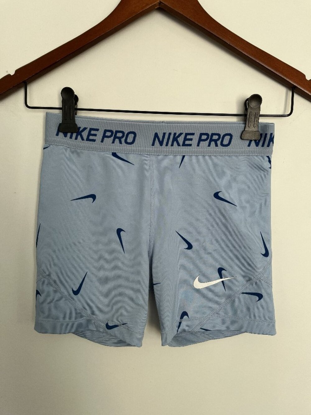 Nike Pro Dri-FIT Sky Blue Compression Shorts
